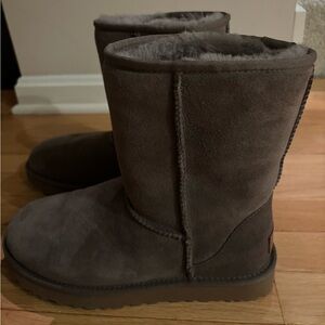 UGG Grey Classic Short Boots
